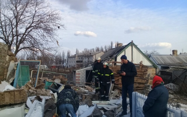 На Днепропетровщине взрыв превратил домовладение в руины Фото № 1 На Днепропетровщине взрыв превратил домовладение в руины Фото № 1