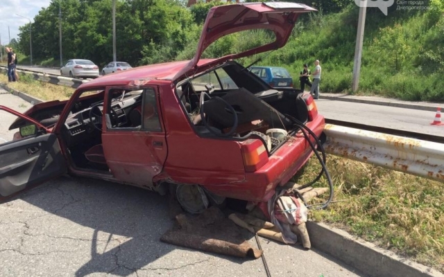 В Днепре в аварию попала В Днепре в аварию попала