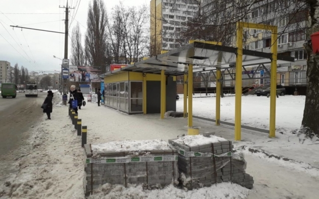 В Днепре появились новые современные остановки Фото № 0 В Днепре появились новые современные остановки Фото № 0