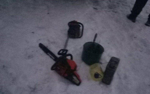 В Днепре поймали с поличным черных дровосеков Фото № 1 В Днепре поймали с поличным черных дровосеков Фото № 1