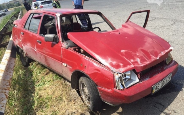 В Днепре в аварию попала В Днепре в аварию попала