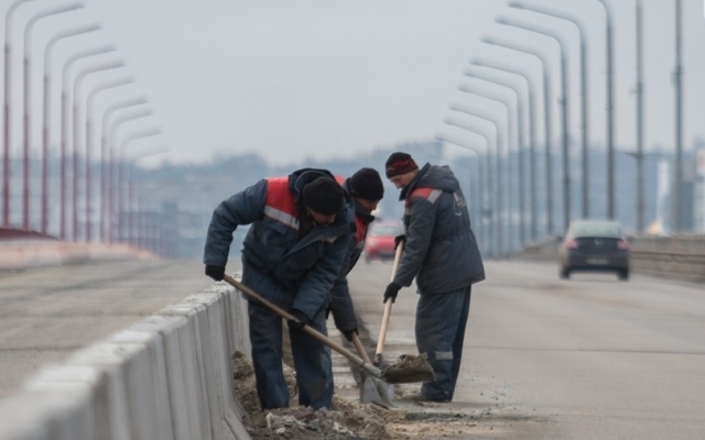 Во время ремонта Нового моста Во время ремонта Нового моста