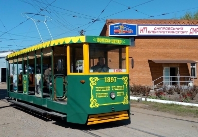 По Днепру будет курсировать ретроэлектротранспорт Фото № 0 По Днепру будет курсировать ретроэлектротранспорт Фото № 0