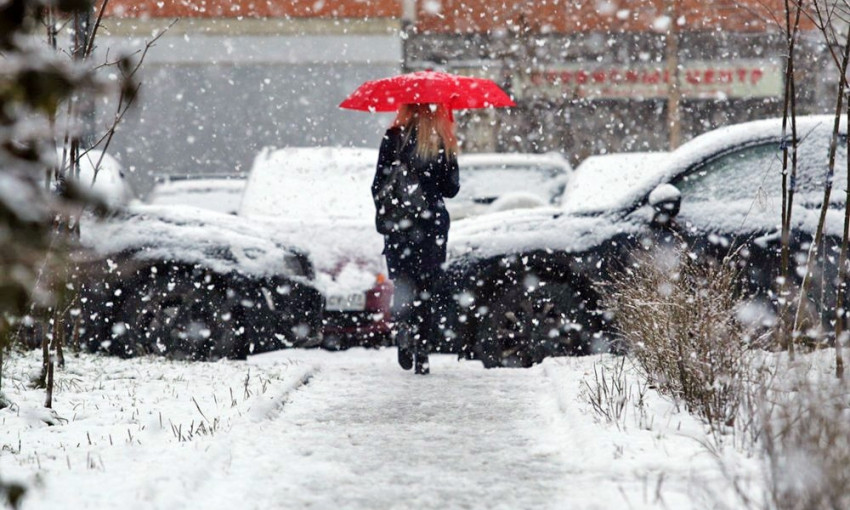 На Днепропетровщине метеорологи рассказали о последствиях снегопада 