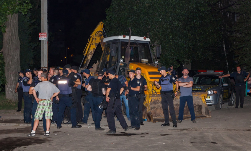 В Днепре на Слобожанском проспекте произошел конфликт с полицией