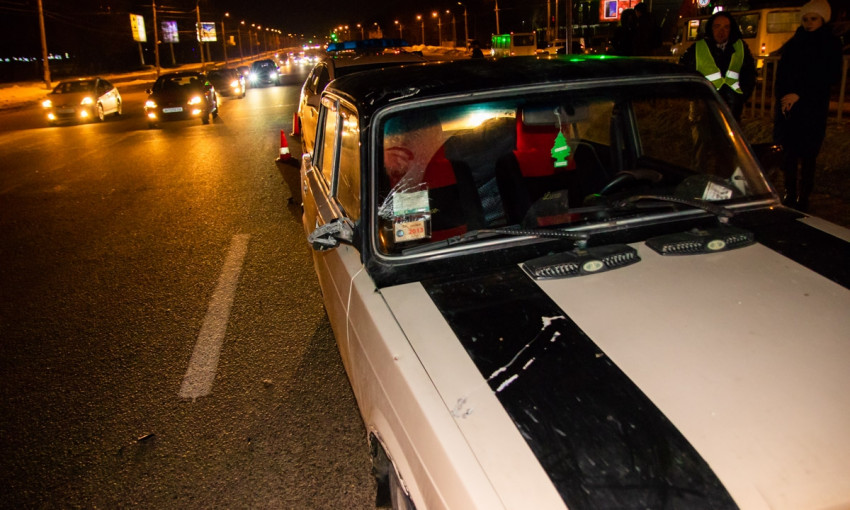 ДТП в Днепре: автомобиль сбил пьяного пешехода