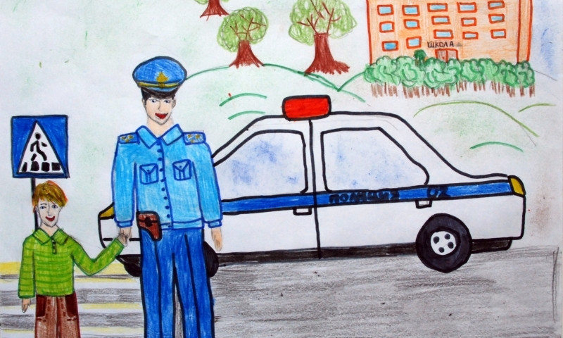 Полиция Днепра устроит выставку рисунков