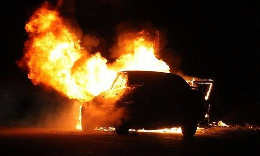 На Днепропетровщине горело авто