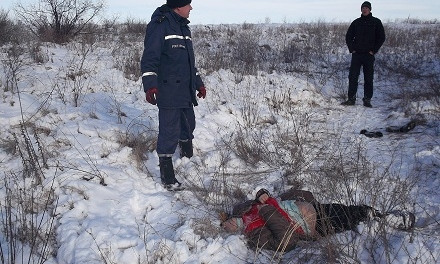 На Днепропетровщине женщина замерзла в балке 