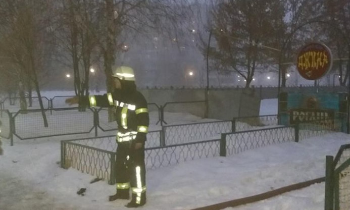 Пожар на Днепропетровщине: сотрудники ГСЧС тушили кафе-бар