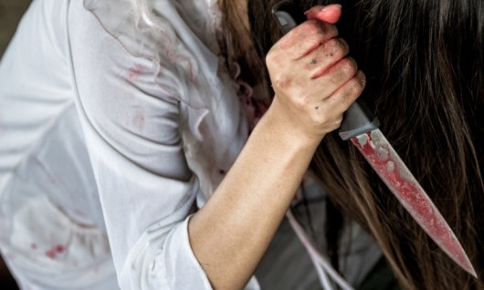 Жительница Днепропетровщины напала с ножом на приятеля 
