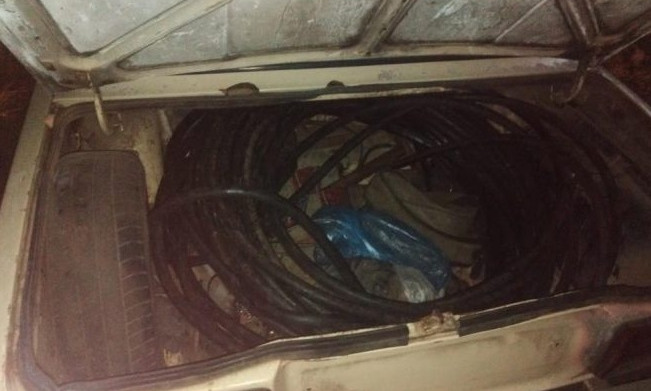 На Днепропетровщине полиция задержала воров кабеля 