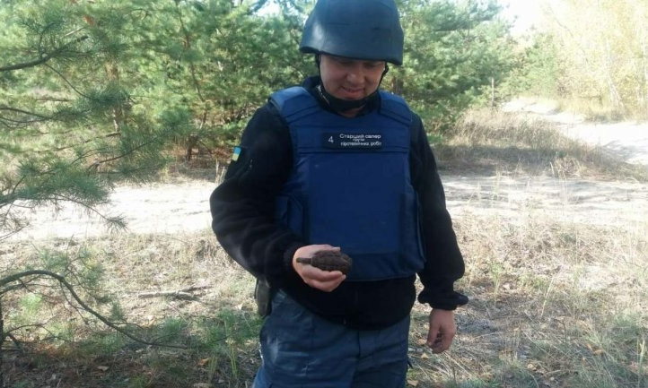 На Днепропетровщине спасатели ликвидировали боеприпасы 