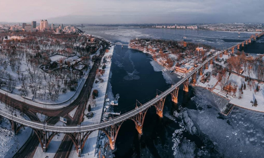 Днепр глазами горожан: зимние фото любимого города 