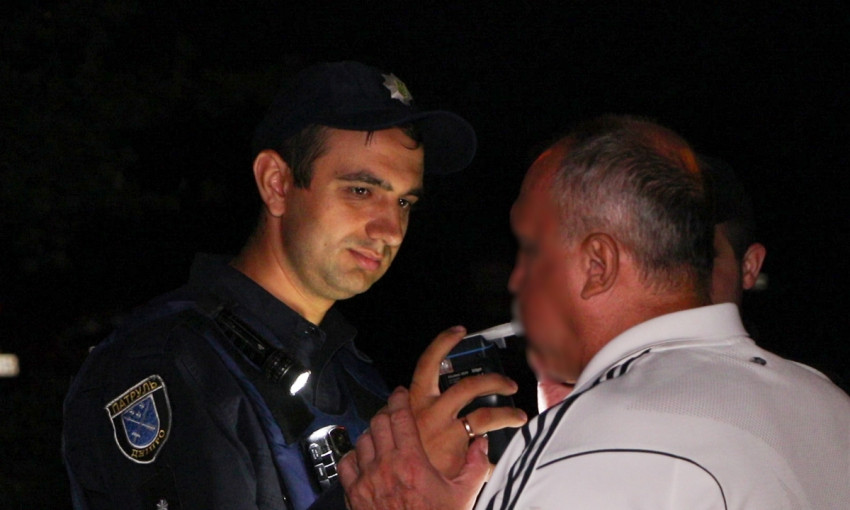 В Днепре полиция задержала пьяного водителя 