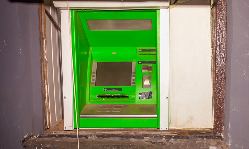 В Днепре взорвали банкомат ПриватБанка