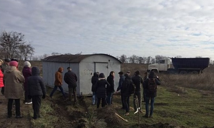 Жители Днепропетровщины протестовали против незаконного строительства