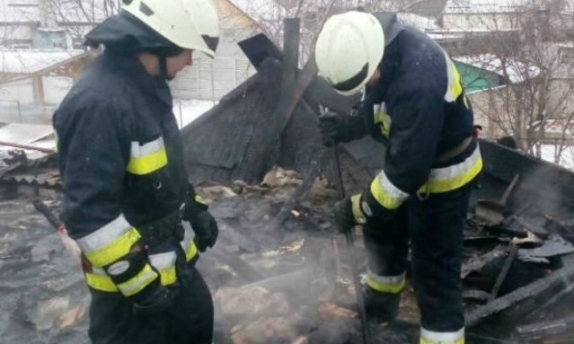 Пожар в Днепре: в частном доме загорелась кухня