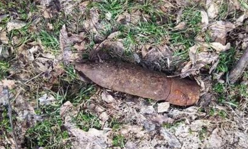 На Днепропетровщине мужчина нашёл артиллерийский снаряд