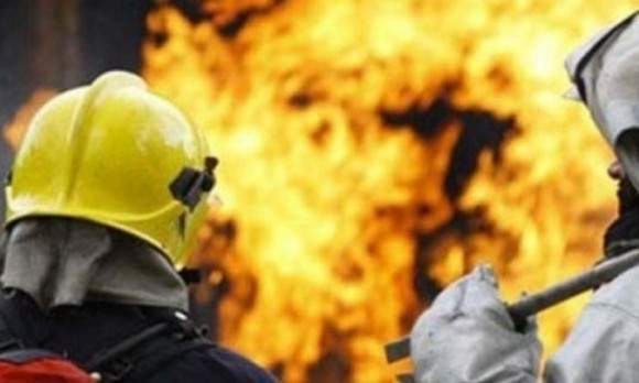 Масштабный пожар на Днепропетровщине