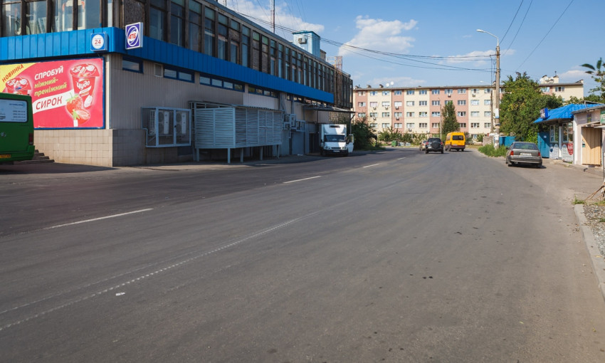 Ремонт дорог в Днепре: как выглядит улица Ближняя после ремонта 