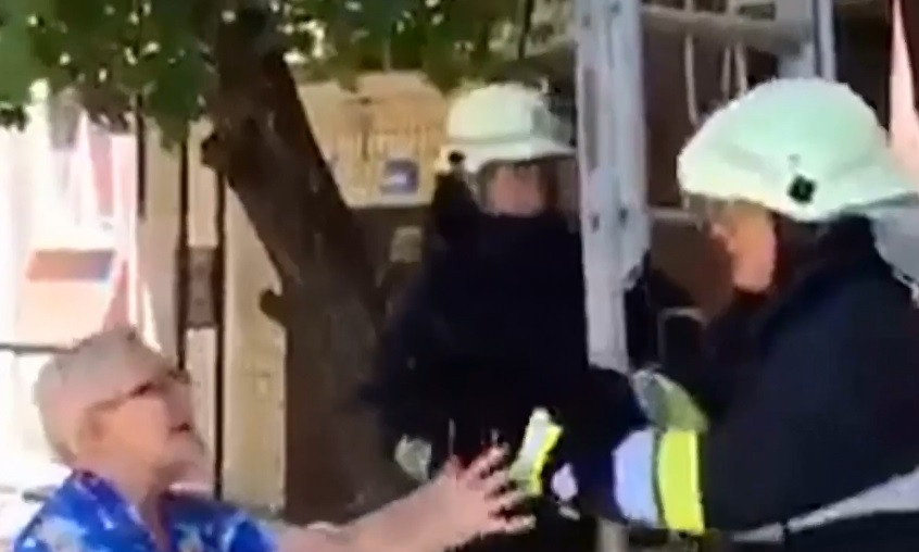 На Днепропетровщине спасатели сняли кошку с дерева 