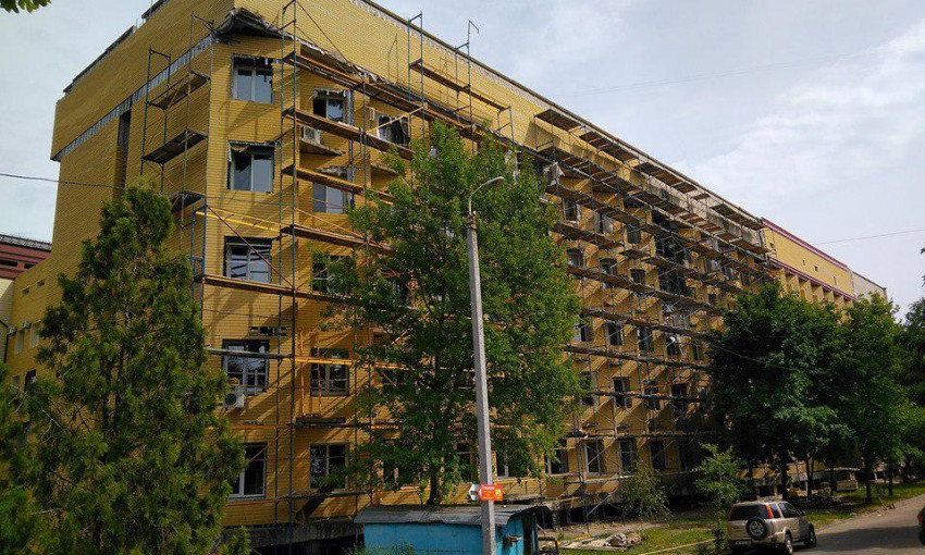 Как в Днепре проходит реконструкция детской больницы на Космической 