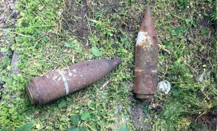 На Днепропетровщине найдены ржавые боевые снаряды