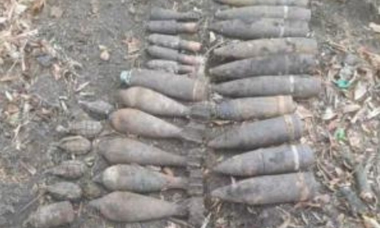 На Днепропетровщине пиротехники ГСЧС уничтожили 30 боеприпасов