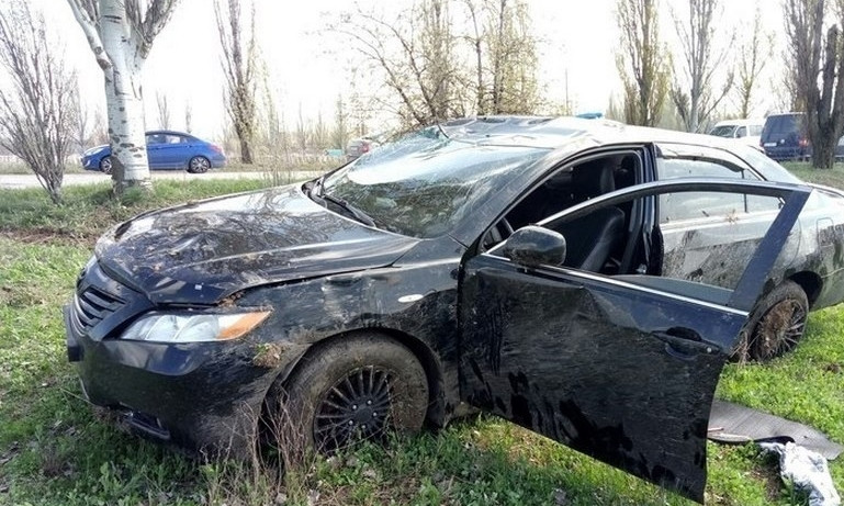 ДТП на Днепропетровщине: автомобиль попал в кювет