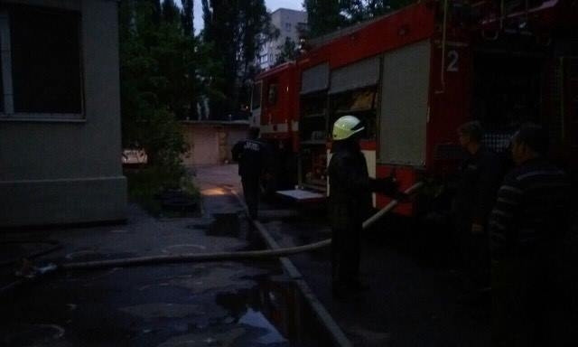   В центре Днепра сгорел мужчина