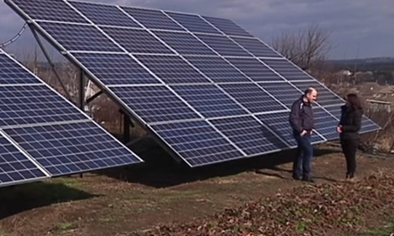 На Днепропетровщине население устанавливает солнечные электростанции