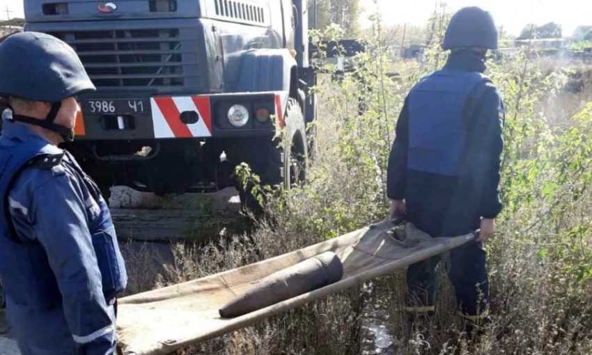 На Днепропетровщине спасатели обезвредили устаревшие боеприпасы
