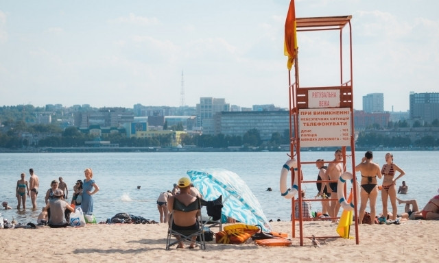 Из 12 пляжей Днепропетровщины безопасен только один