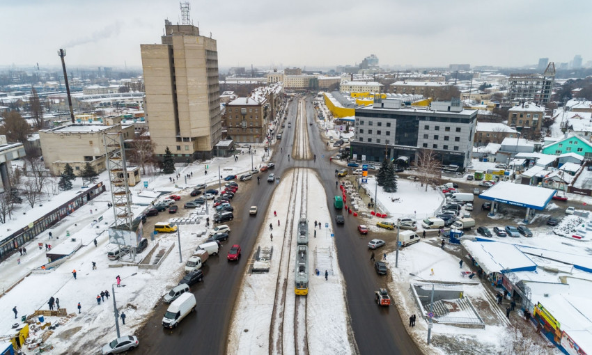 В Днепре открыли улицу Курчатова после капитального ремонта