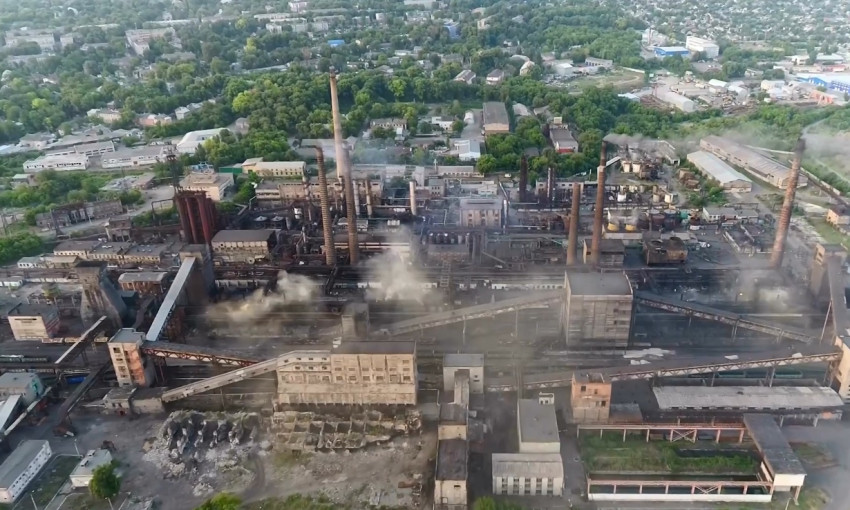 Промышленный Днепр: как выглядит завод "Днепрококс"  с высоты птичьего полета?