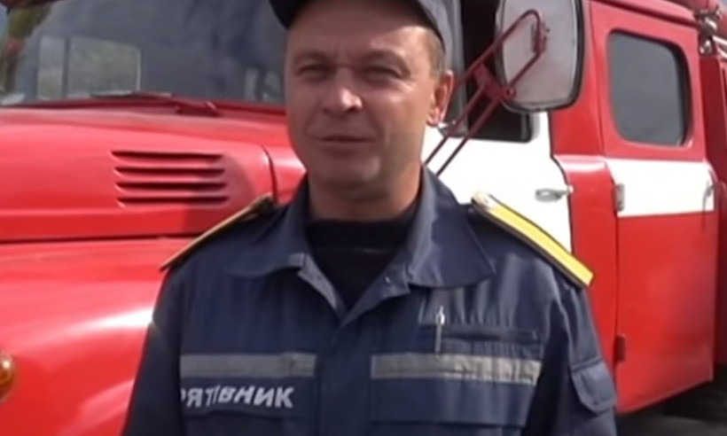 В Днепре состоялся конкурс водителей пожарной машины 