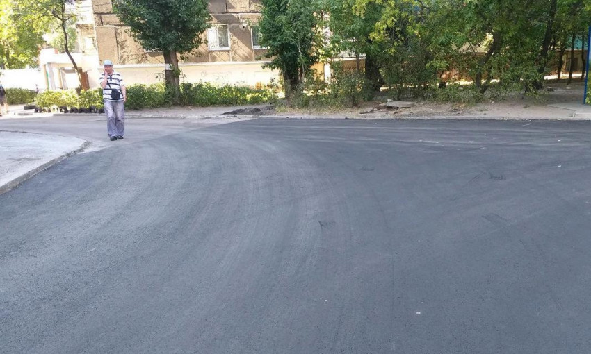 Дороги Днепра: как выглядит улица Калиновая после ремонта 