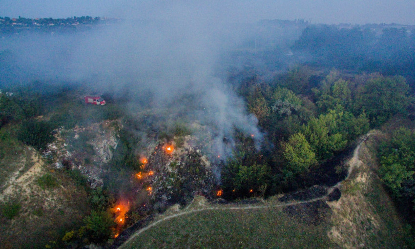 В лесах Днепропетровщины произошло более 100 пожаров