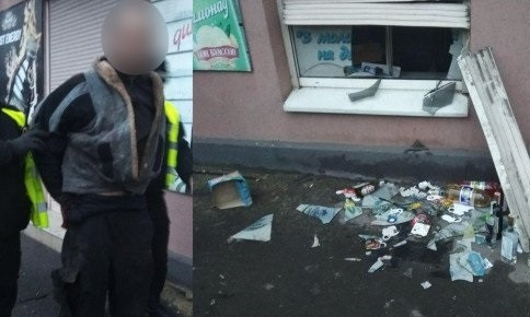 Житель Днепропетровщины пытался обокрасть магазин 