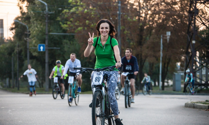 В Днепре состоялся благотворительный велопробег 