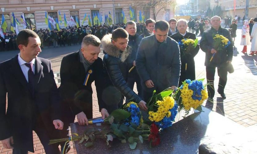 Глеб Пригунов поздравил днепрян с Днем Соборности Украины 