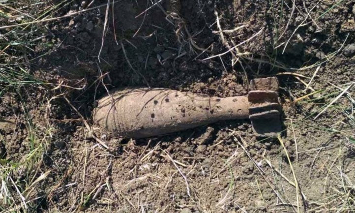 На Днепропетровщине в огороде нашли минометный снаряд
