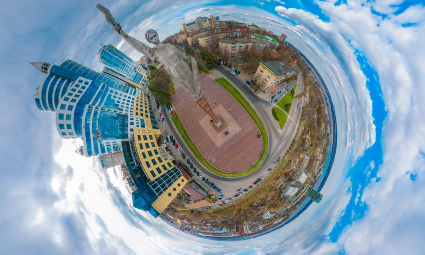 Планета Днепр: как выглядит город в ракурсе 360 градусов