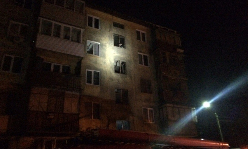 Пожар в многоэтажном доме Днепра 