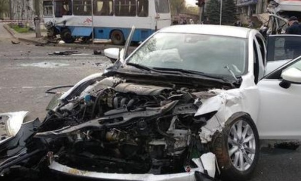 ДТП на Днепропетровщине: легковое авто врезалось в маршрутку