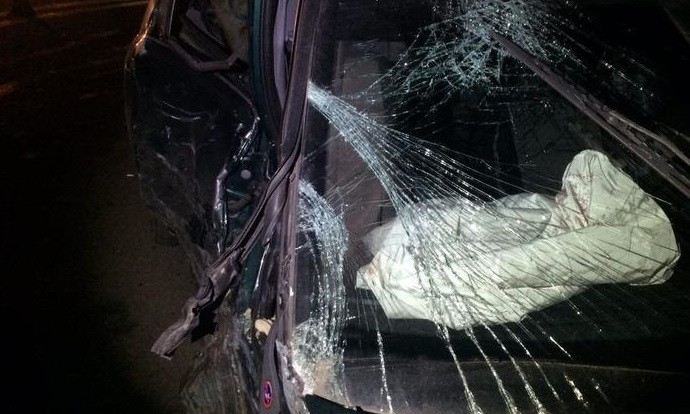 ДТП на Днепропетровщине: пьяный водитель врезался в столб