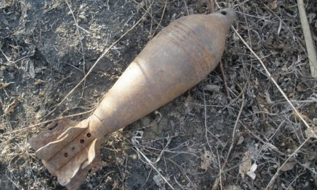 На Днепропетровщине обнаружили артиллерийский снаряд 