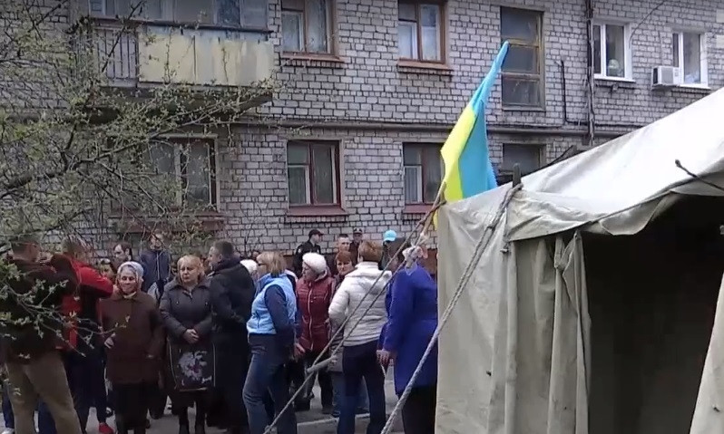 Жители Днепропетровщины протестуют против газовых счетчиков 
