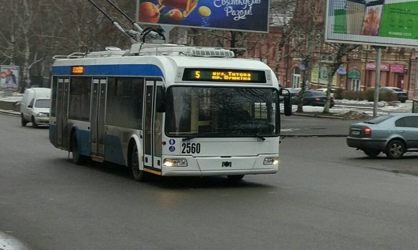В Днепре некоторые троллейбусы изменят маршрут 